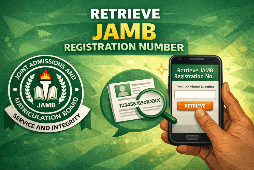 Retrieve JAMB Registration Number Quickly (2026/2027)